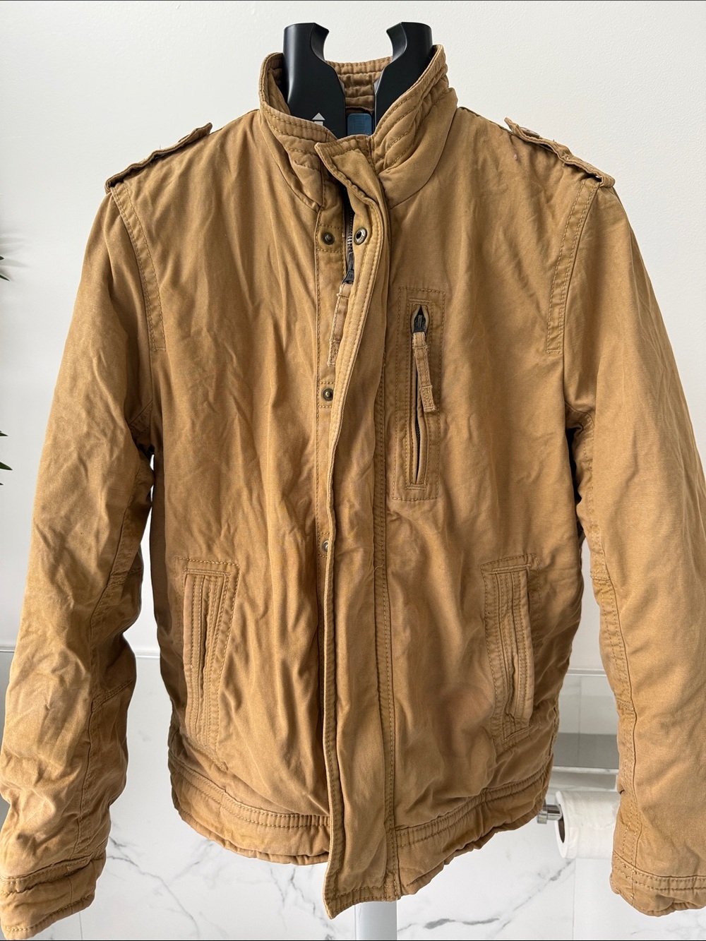 Vintage American Eagle Type AE-77 Canvas Utility Jacket Y2K Workwear Field Coat